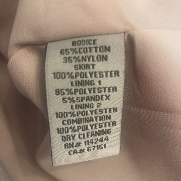 Eliza J Size 4 Fit & Flare Dress Pink Lace Top Belted Waist Barbie Pink Pockets - Picture 14 of 15